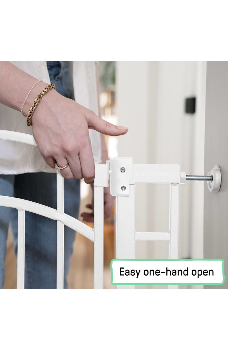 INGENUITY The Doorway 48W Series Baby and Dog Gate, Alternate, color, White