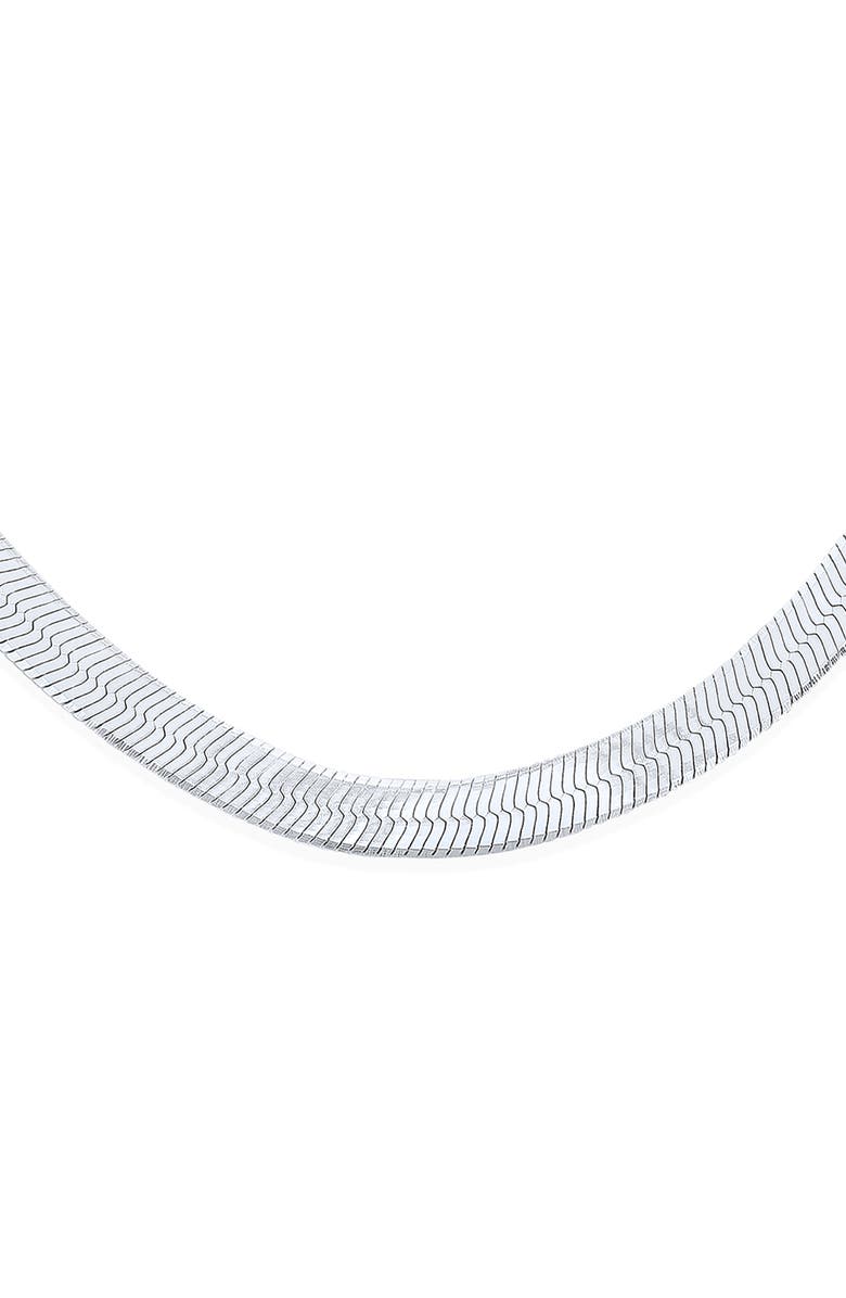 BLING JEWELRY Herringbone Chain Necklace, Alternate, color,