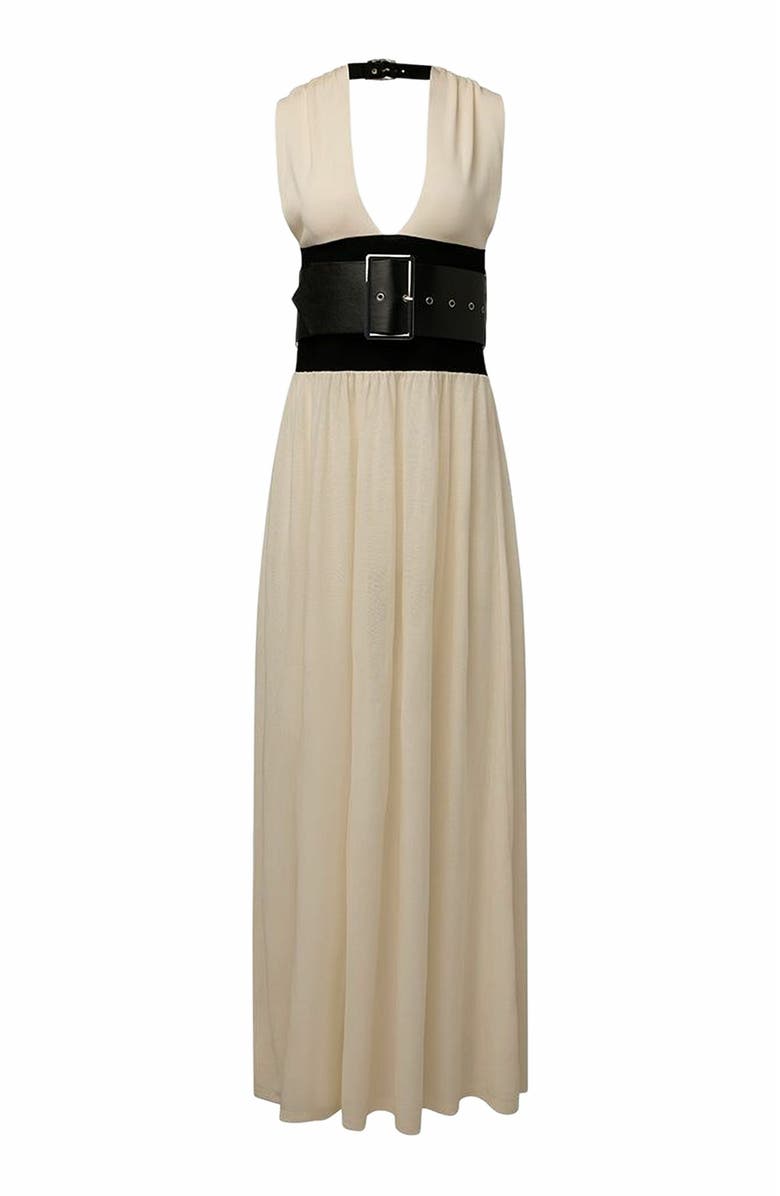 WeWoreWhat Belted Midi Dress, Main, color,