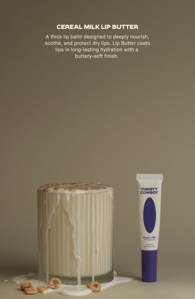 Thirsty Cowboy Lip Butter, Alternate, color, Cereal Milk
