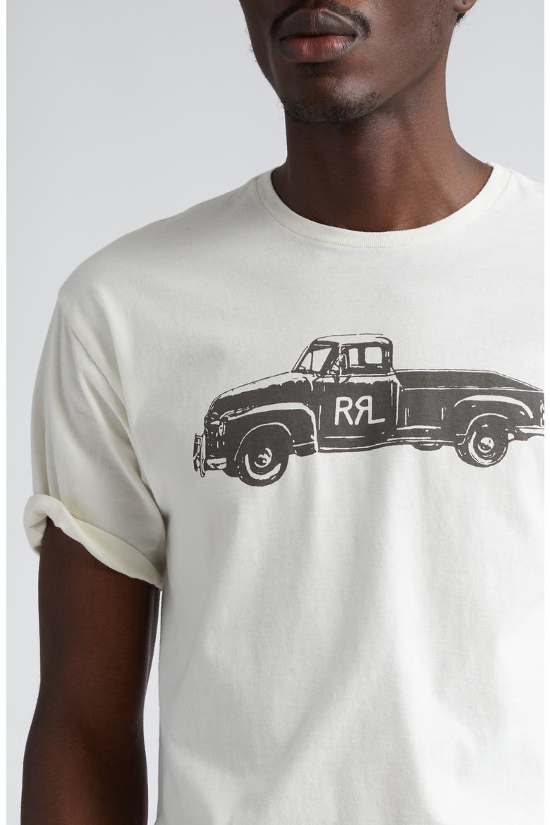 Truck Cotton Graphic T-Shirt, Alternate, color, PAPER WHITE