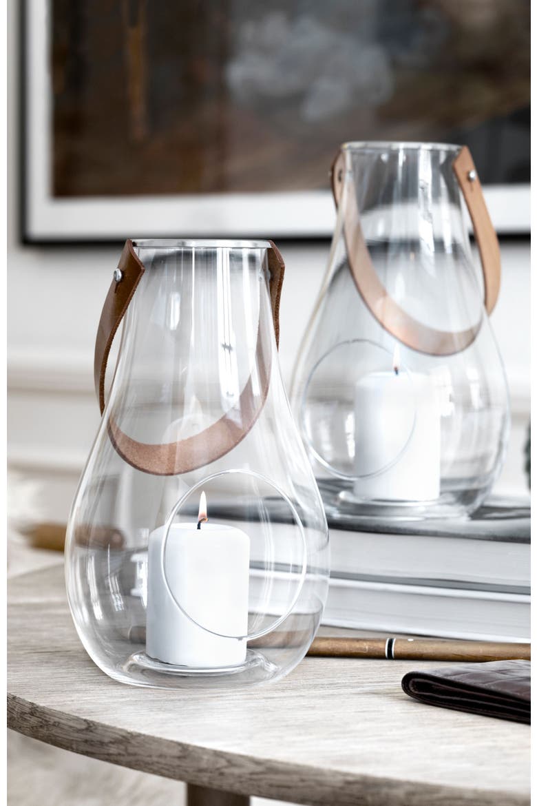 DWL Large Glass Lantern, Alternate, color, Clear