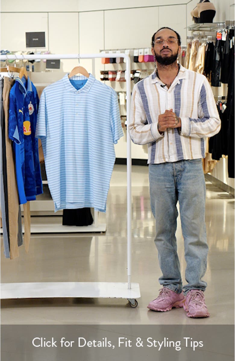 Danny Stripe PREP-FORMANCE Golf Polo, sales video thumbnail