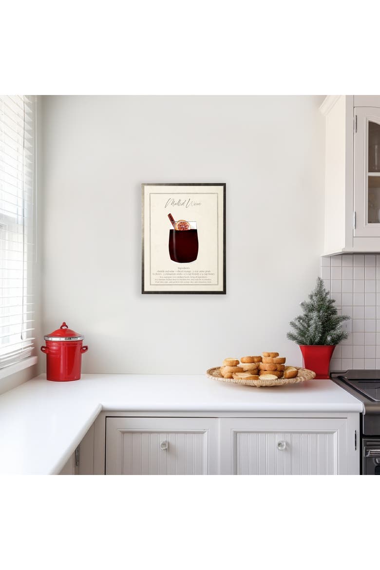 Watercolor Mulled Wine Cocktail and Recipe, Alternate, color, Brown