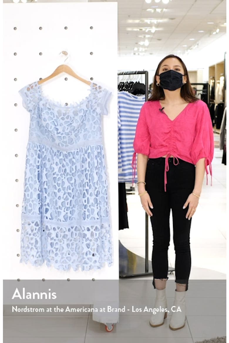 Off the Shoulder Lace Dress video