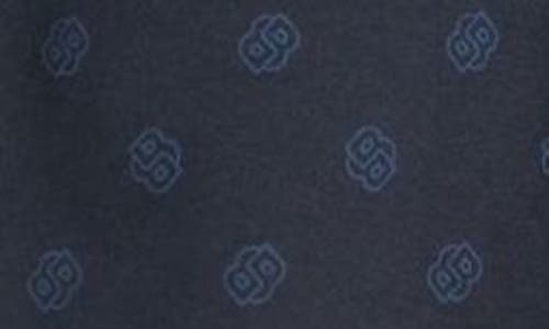 Hugo Boss Boss Relax Cotton Pajama Shorts In Dark Blue