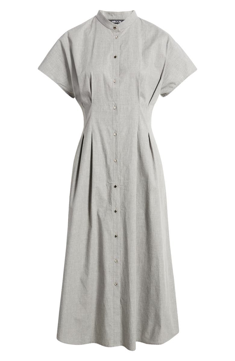 Misook Cotton Button-Up Shirtdress, Alternate, color,