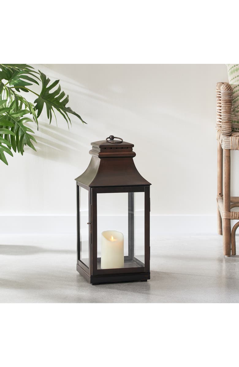 Napa Home & Garden Colby Outdoor Lantern, Alternate, color, Brown