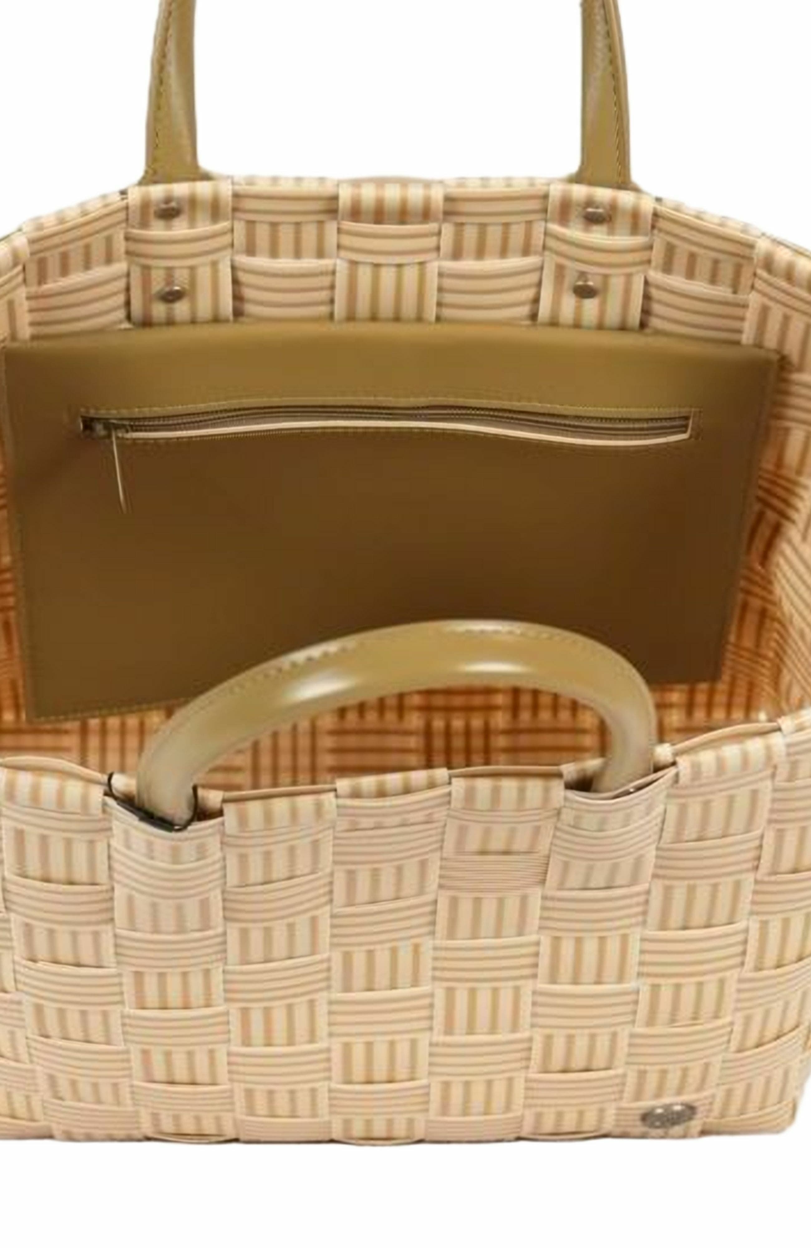 Joy Recycled Plastic Shopper, Alternate, color, Ecru White
