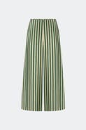 SIMONMILLER Toni Poplin Wide-Leg Cropped Pant