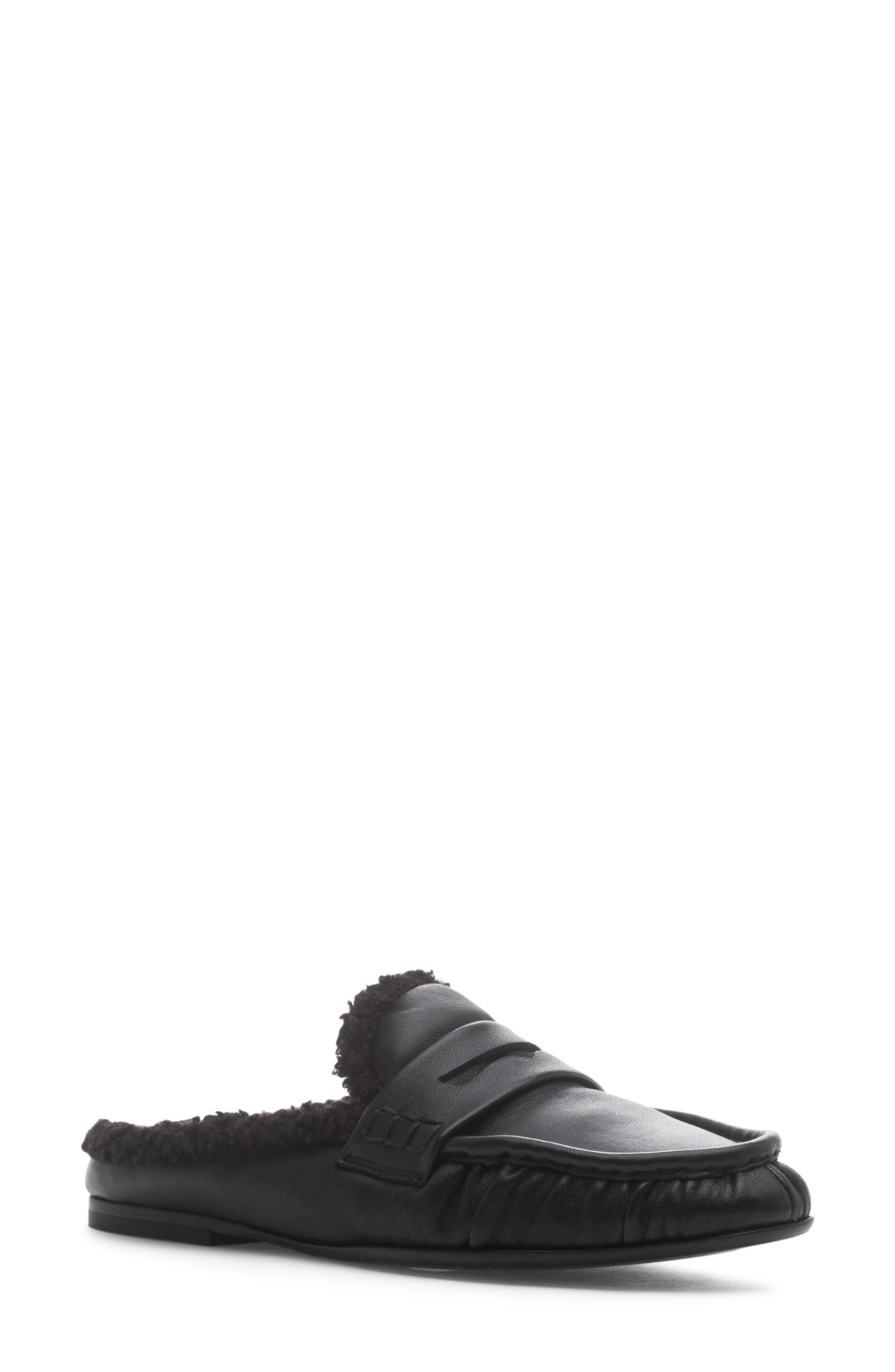 Vivien Loafer Mule, Main, color, BLACK