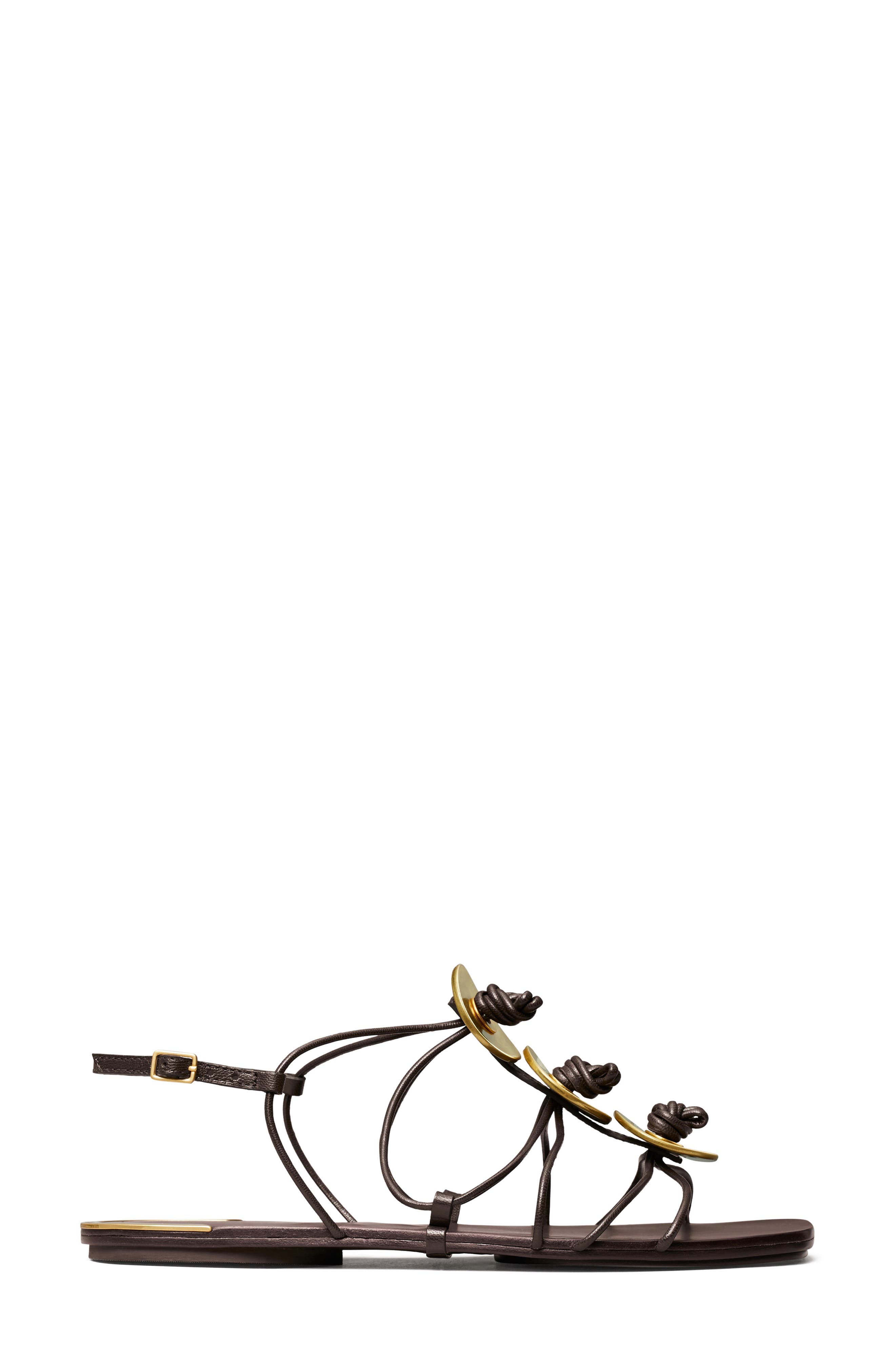 Tory Burch Knotted Slide Sandal, Alternate, color, 