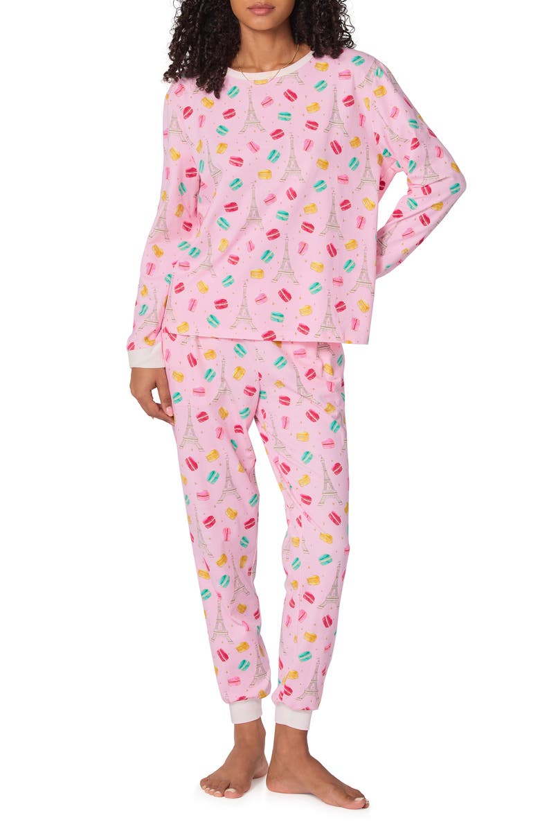 BedHead Pajamas Long Sleeve Stretch Jersey Pajamas, Main, color, 