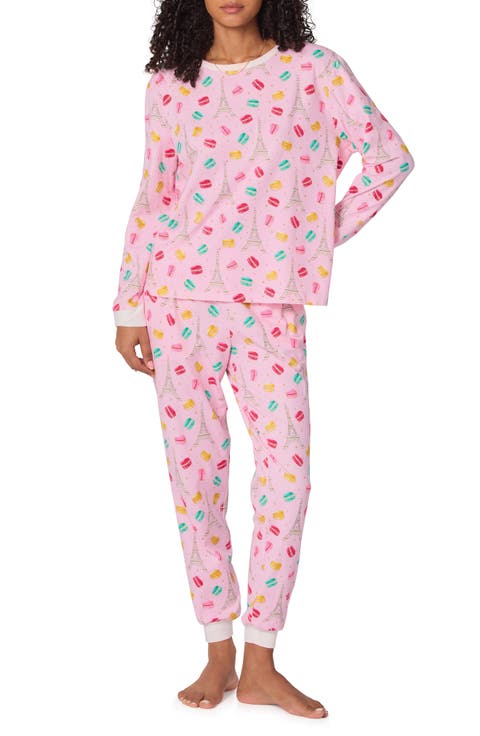 Long Sleeve Stretch Jersey Pajamas (Regular & Plus)