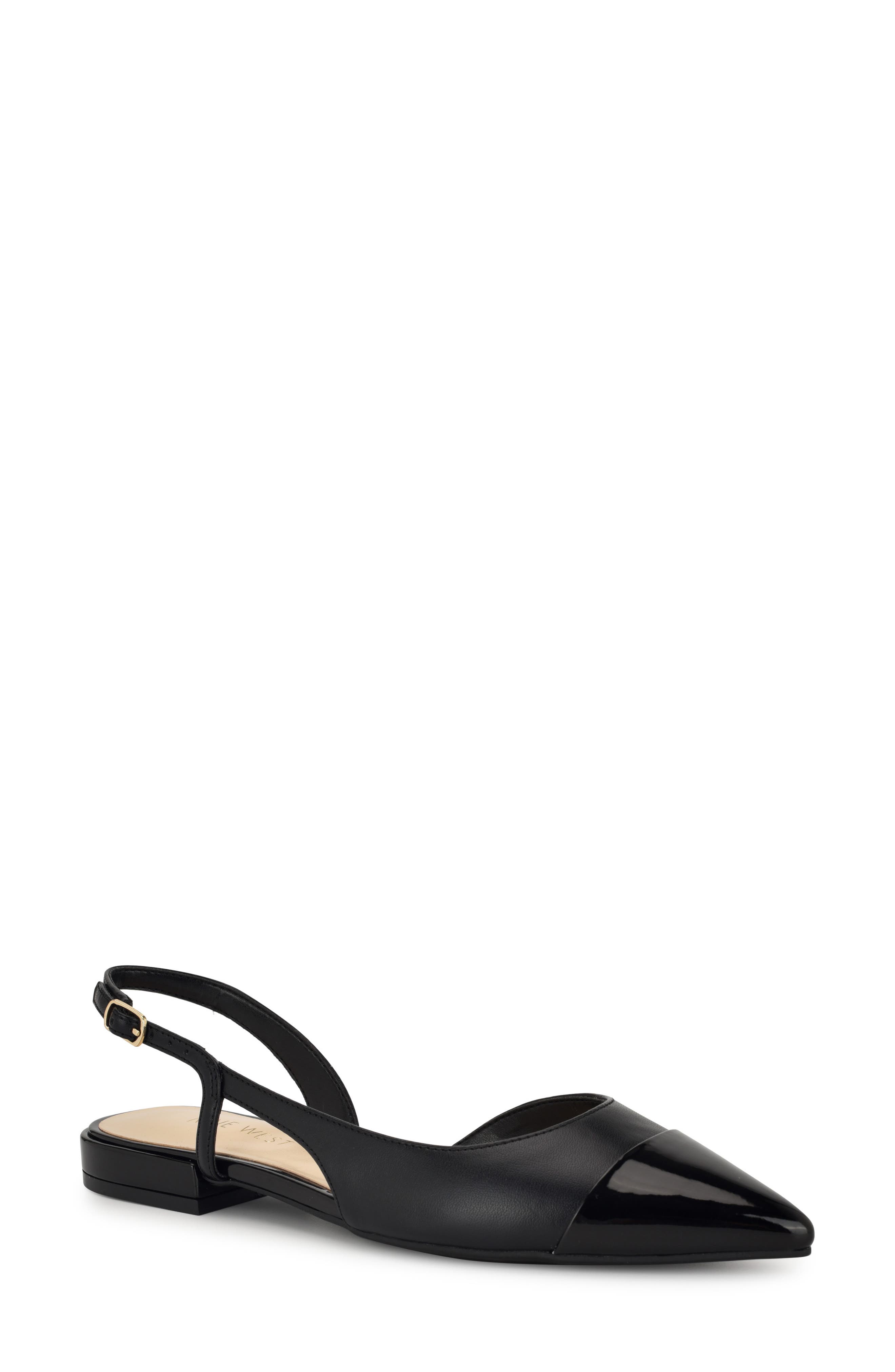 Nine West Dillon Slingback Flat, Main, color, 