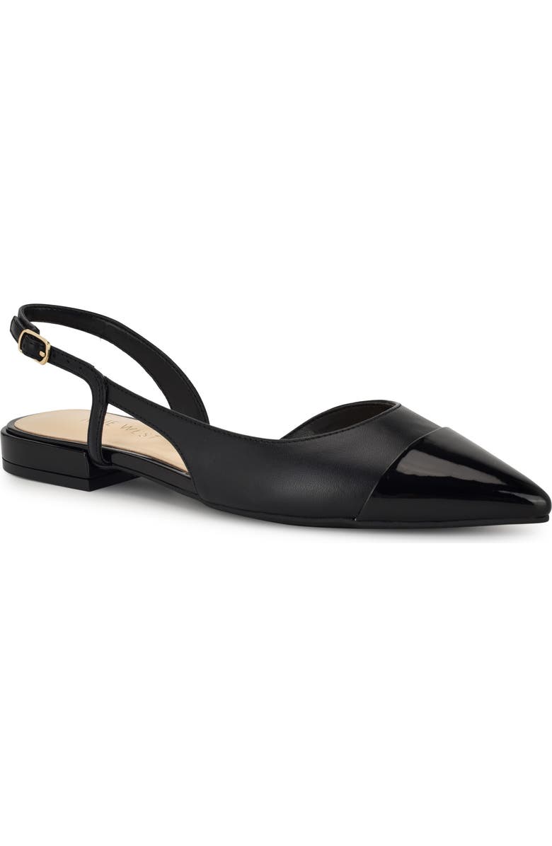 Nine West Dillon Slingback Flat, Main, color,