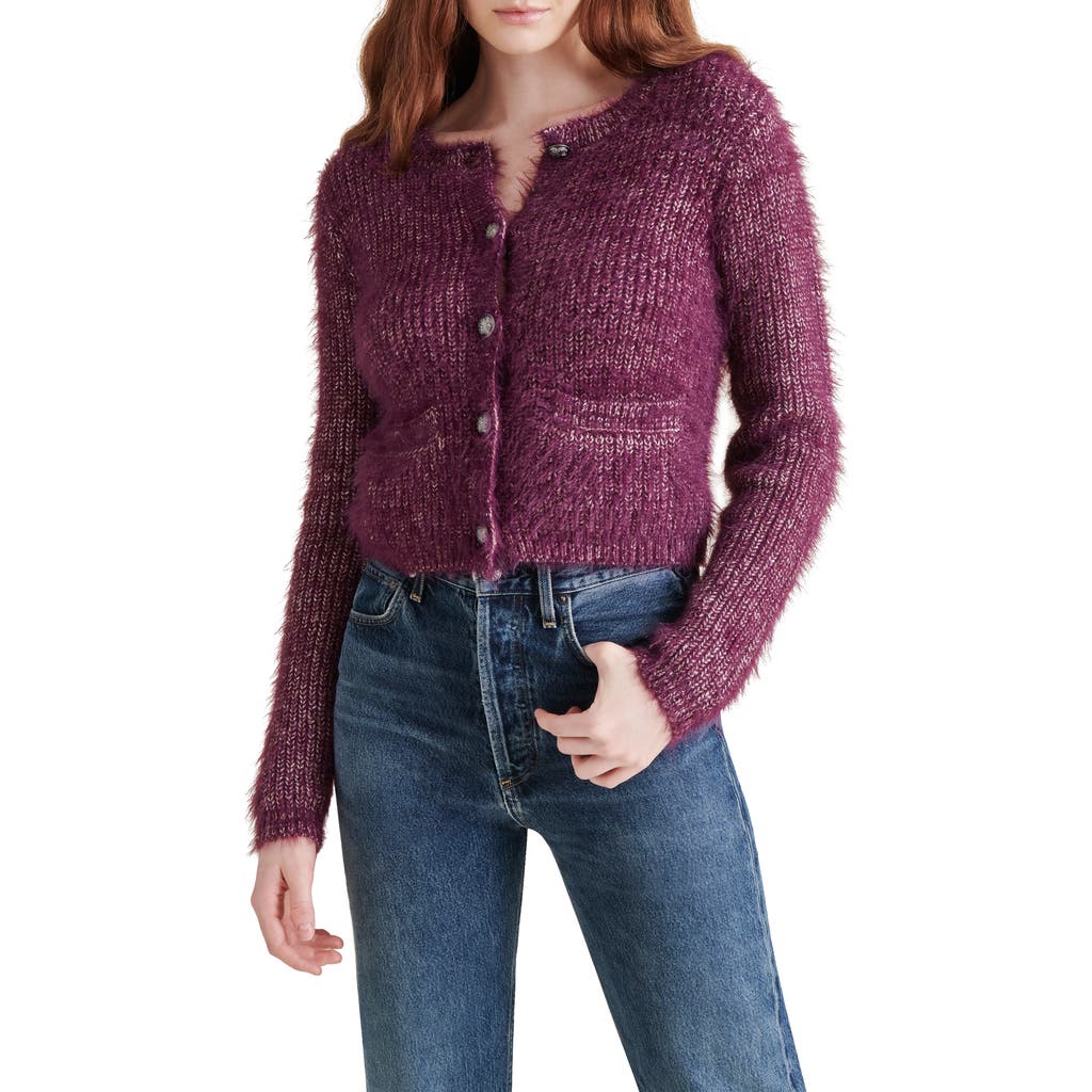 Steve Madden Maribelle Fuzzy Cardigan