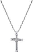 HMY JEWELRY Rope Cross Pendant Necklace