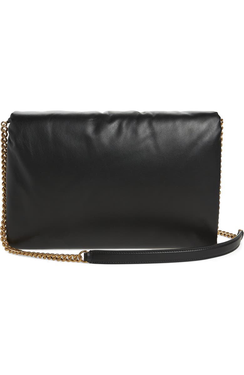 Dolce&Gabbana Devotion Logo Heart Puffy Leather Crossbody Bag, Alternate, color,