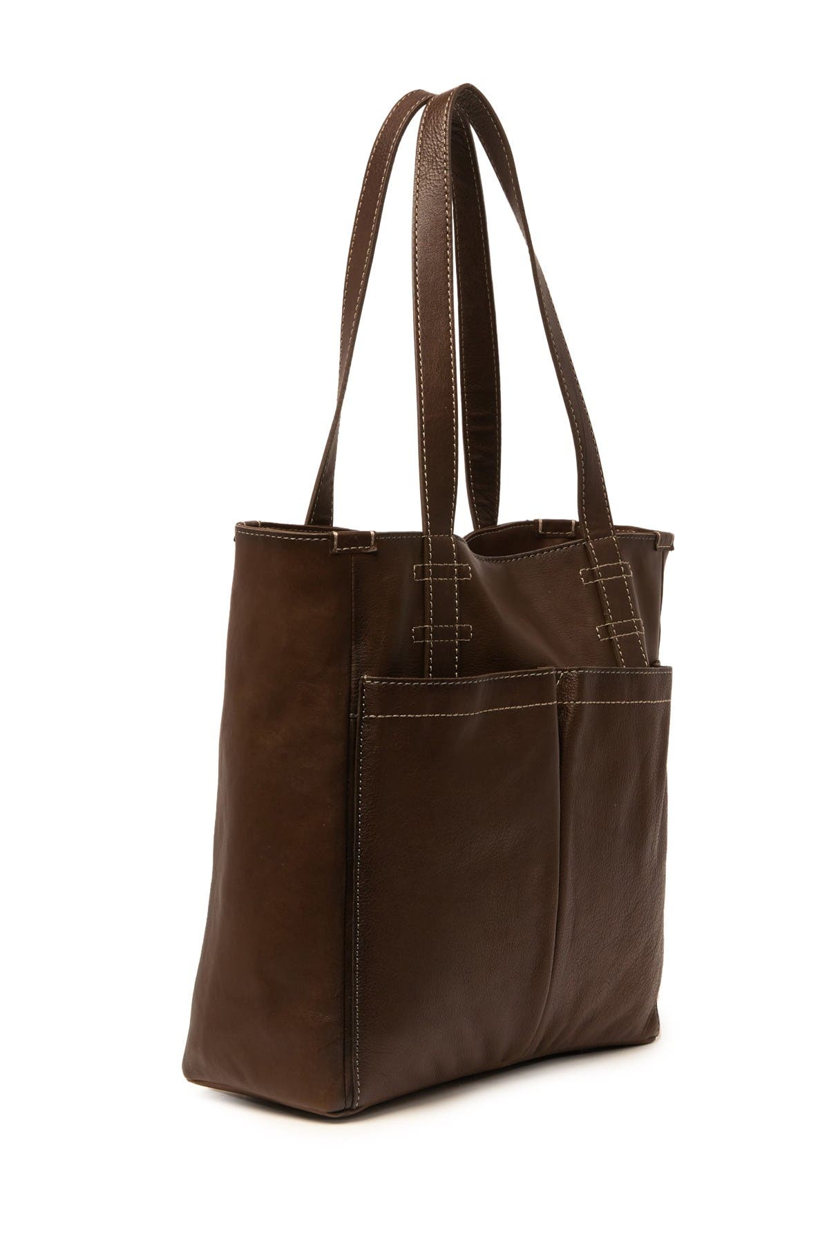 Frye Mindy Leather Pocket Tote, Alternate, color, 