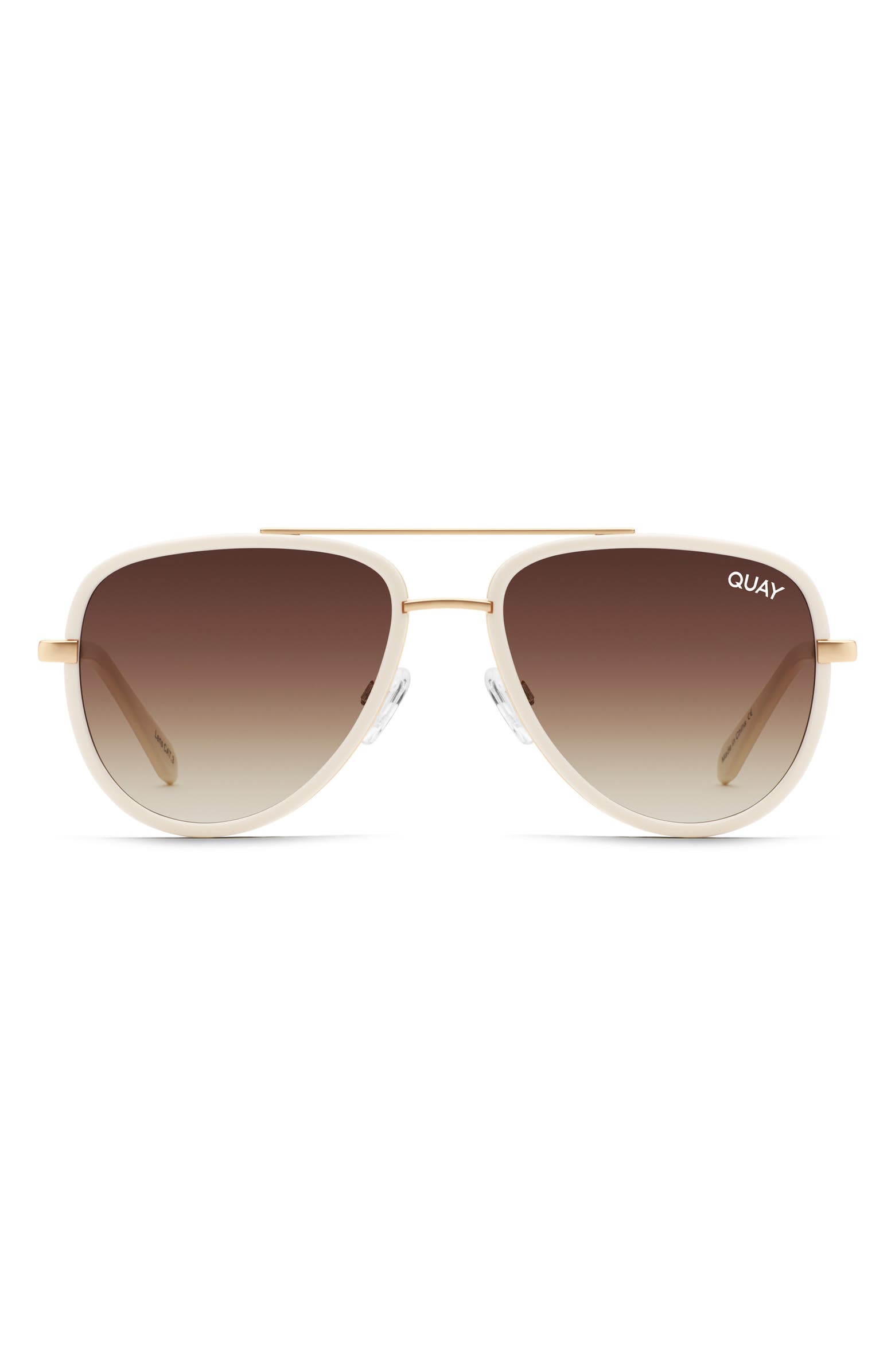 Quay All In QUAY All in Mini 49mm Aviator Sunglasses | Nordstromrack
