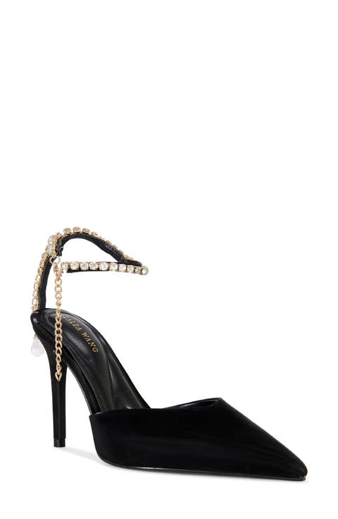 Rabrindra Ankle Strap Pointed Toe Pump (Women)