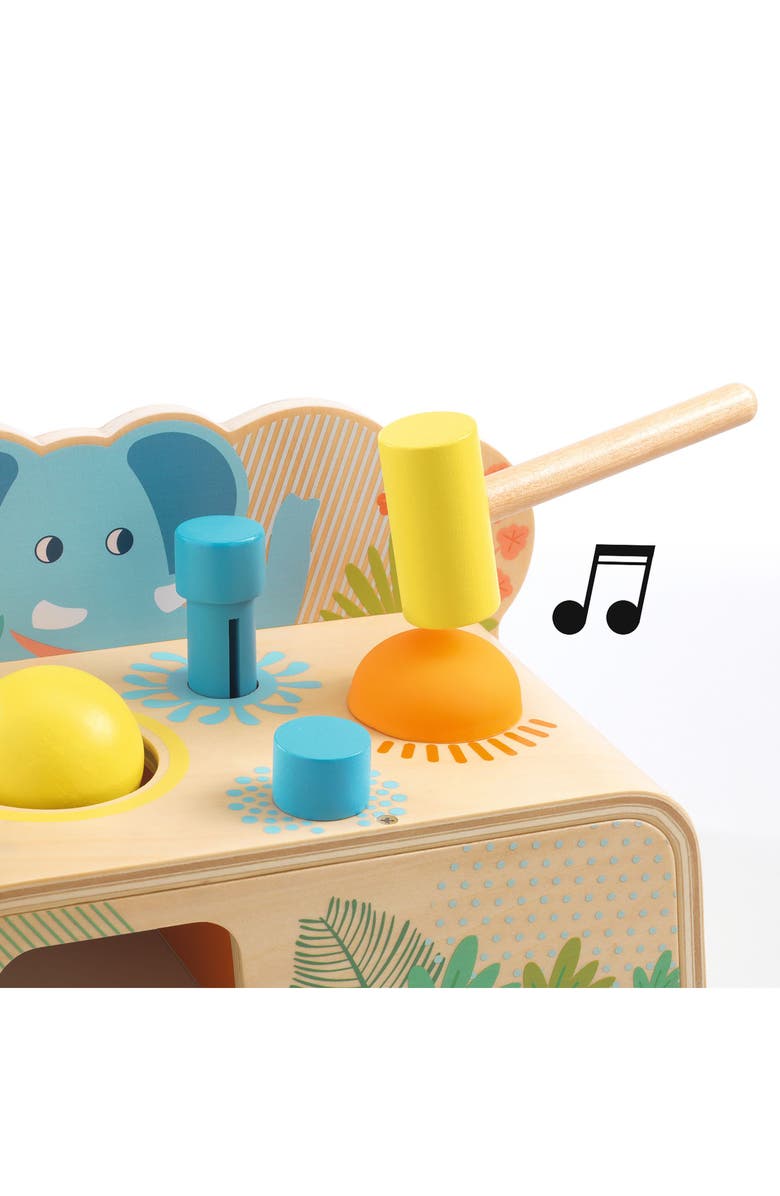 Djeco Multi Tap Activity Toy, Alternate, color, Multi