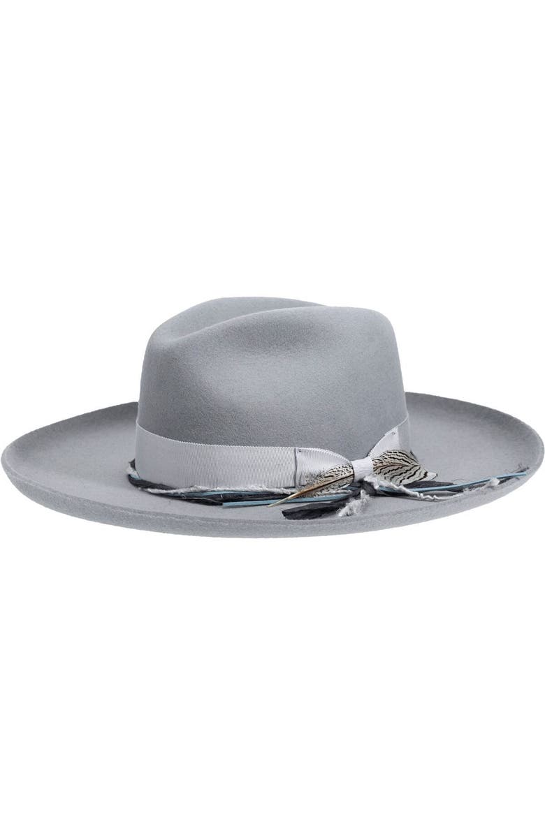 Stetson Oceanus Hat, Main, color, Light Grey