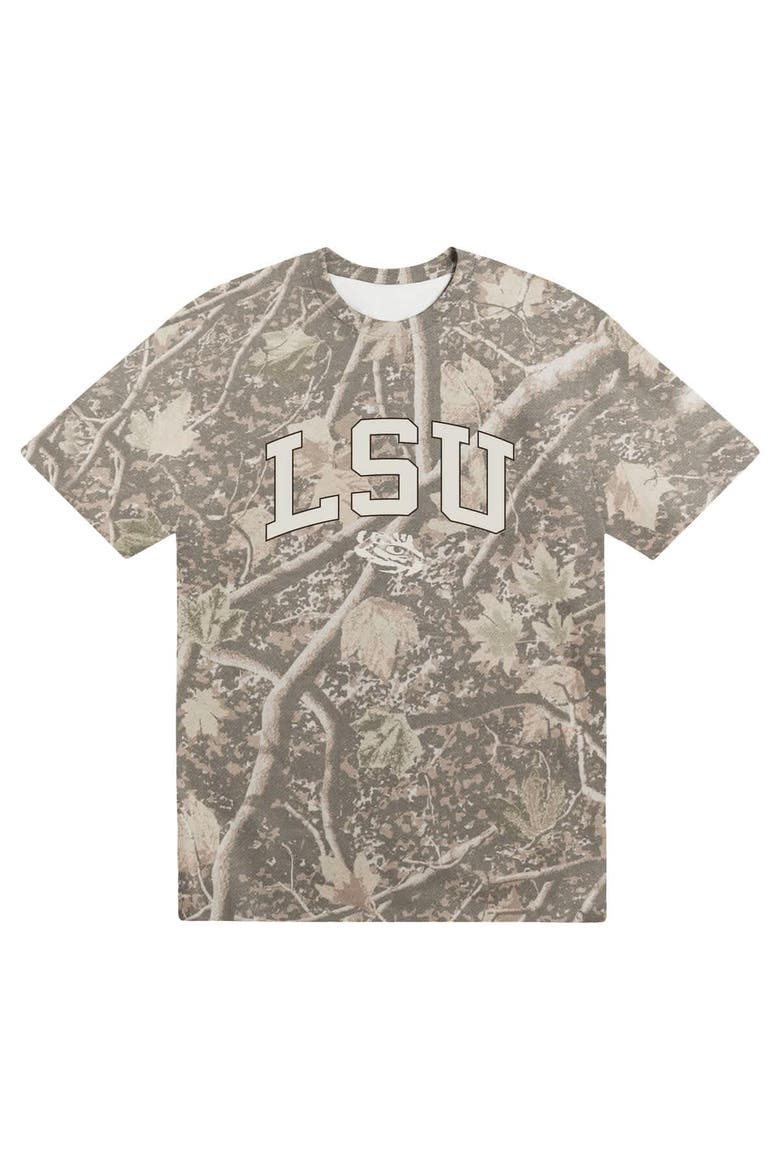 Men's Uscape Apparel  Camo LSU Tigers Back Bay Heavyweight T-Shirt, Main, color, Camo