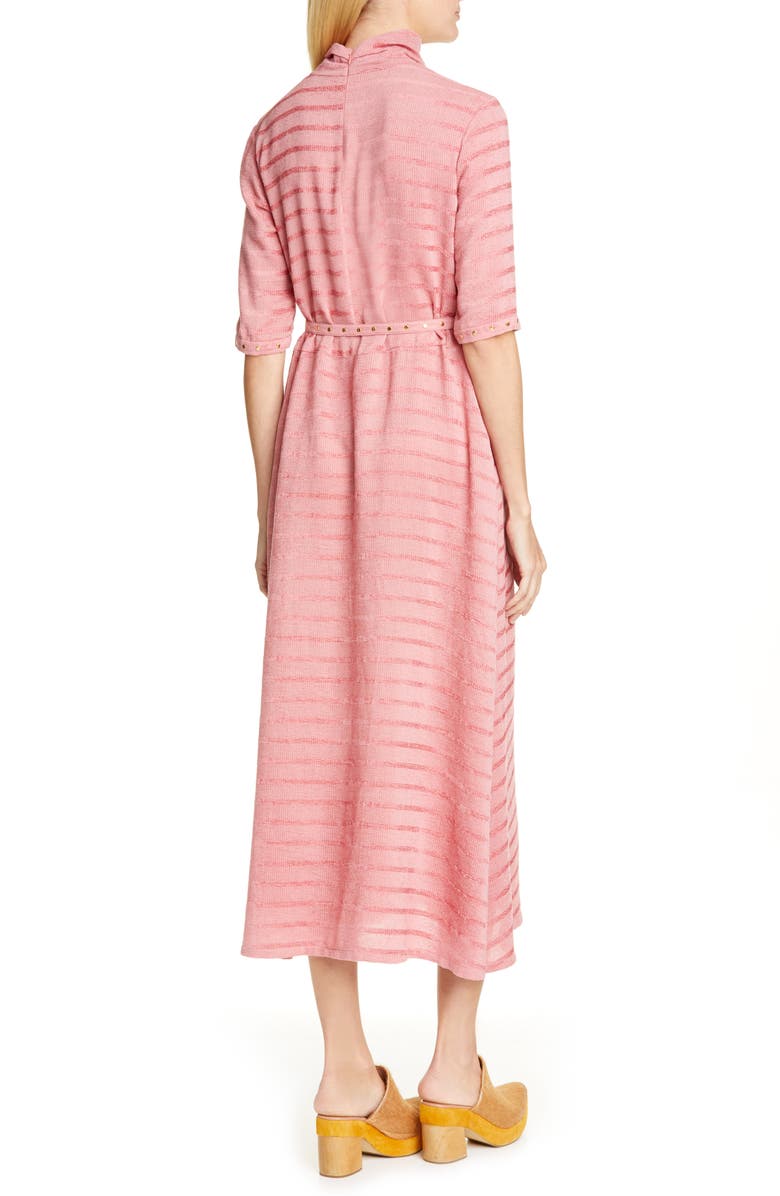 Rachel Comey Sola Mock Neck Midi Dress, Alternate, color, 
