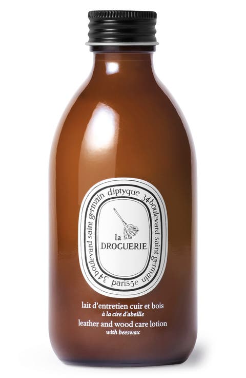 La Droguerie Scented Leather & Wood Care Lotion (Beeswax)