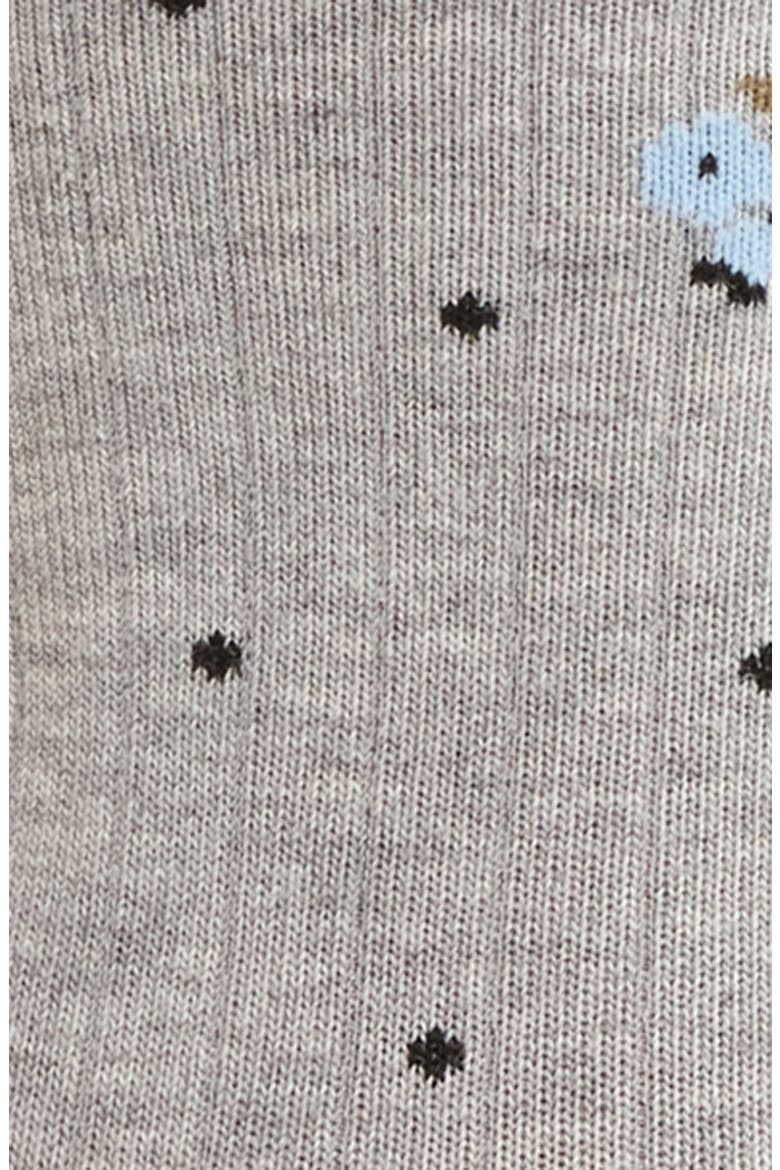 Tawny Cotton Blend Crew Socks, Alternate, color, GREY