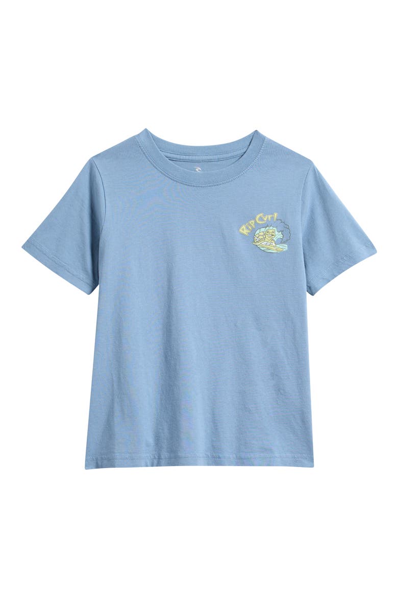 Kids' Ride the Wave Graphic T-Shirt, Main, color, FADED DENIM