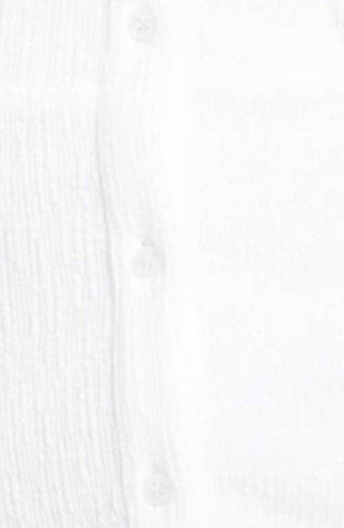 Guess Annida Corset Button-up Shirt In White