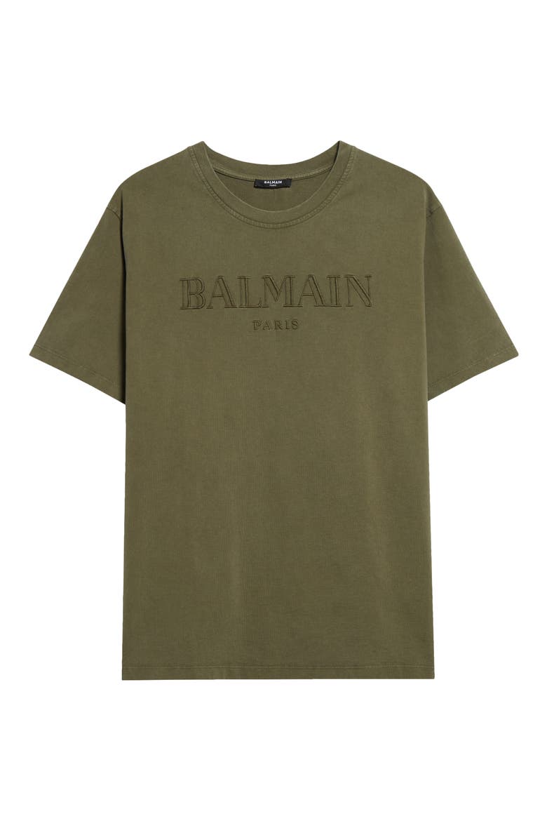 Embroidered Logo Cotton T-Shirt, Alternate, color, UIA KAKI/ KAKI