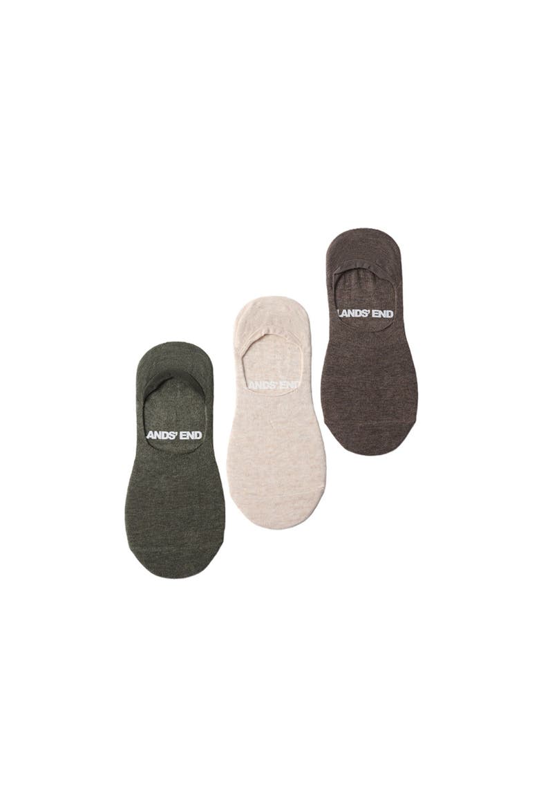3-Pack Cotton Midcut Liner Socks, Alternate, color, Dark Olive-Oatmeal-Dark Brown