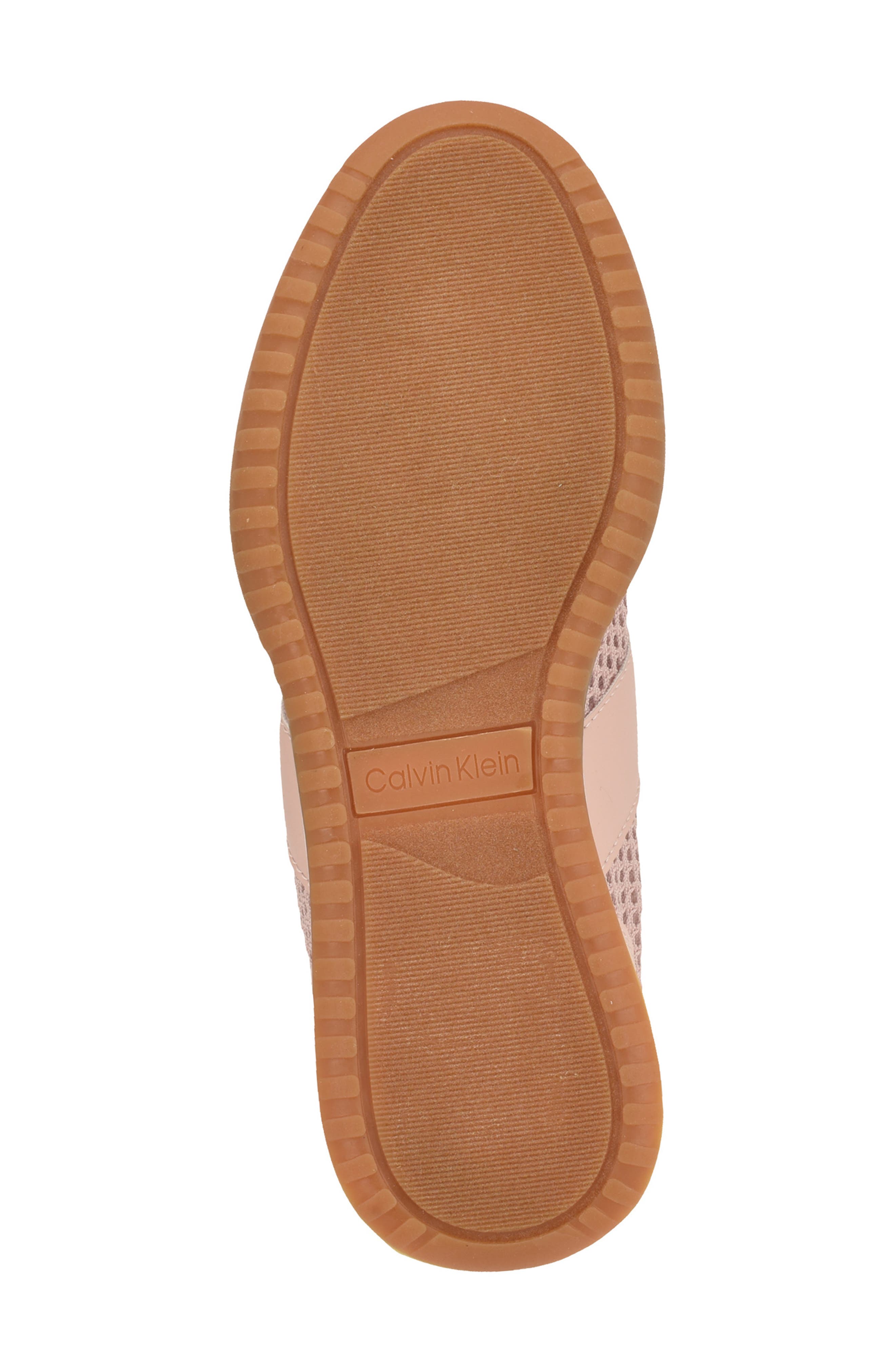 Calvin Klein Harllow Low Top Sneaker, Alternate, color, Peach Whi/Peach Whi/White Sand