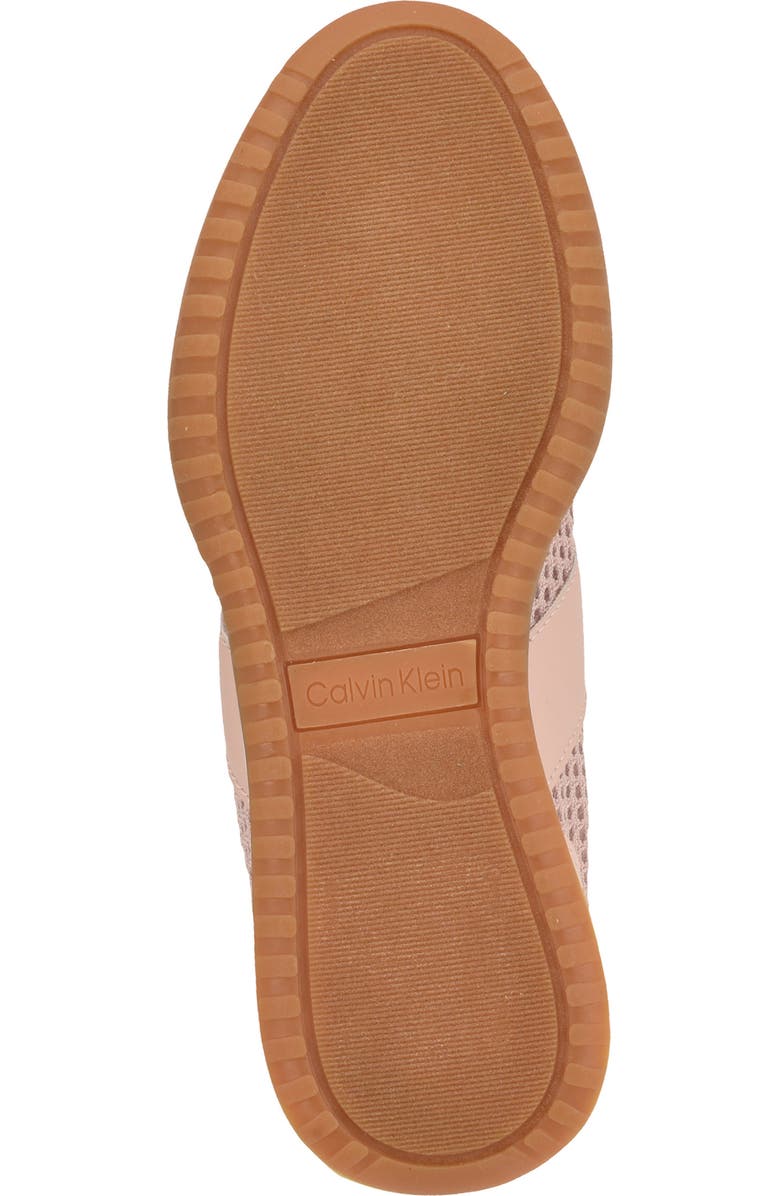 Calvin Klein Harllow Low Top Sneaker, Alternate, color, Peach Whi/Peach Whi/White Sand