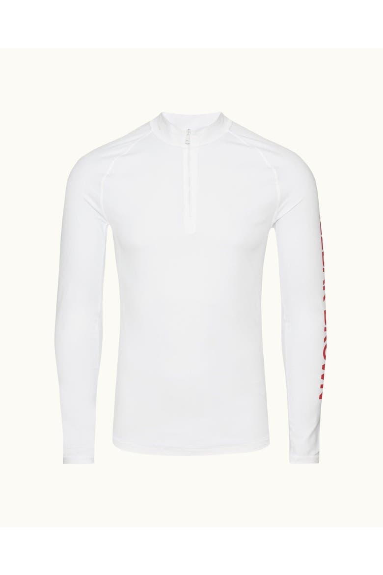 Bray Tailored-Fit Rash Guard, Main, color, WHITE