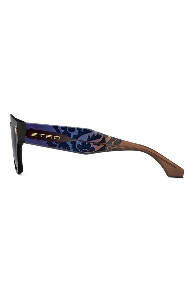 55mm Gradient Rectangular Sunglasses, Alternate, color, 0IPA-GB