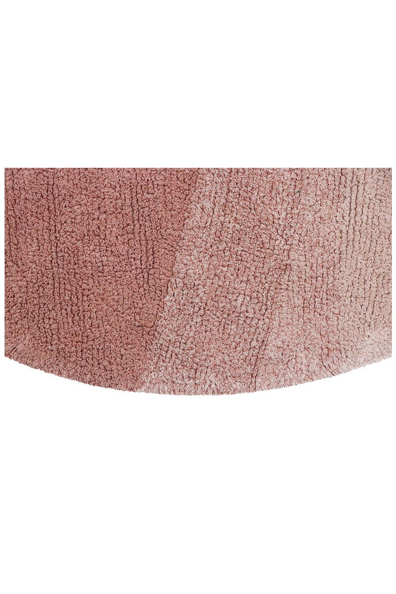 Kids' Ramona The Radish Washable Cotton Rug, Alternate, color, NATURAL GREEN ASH ROSE