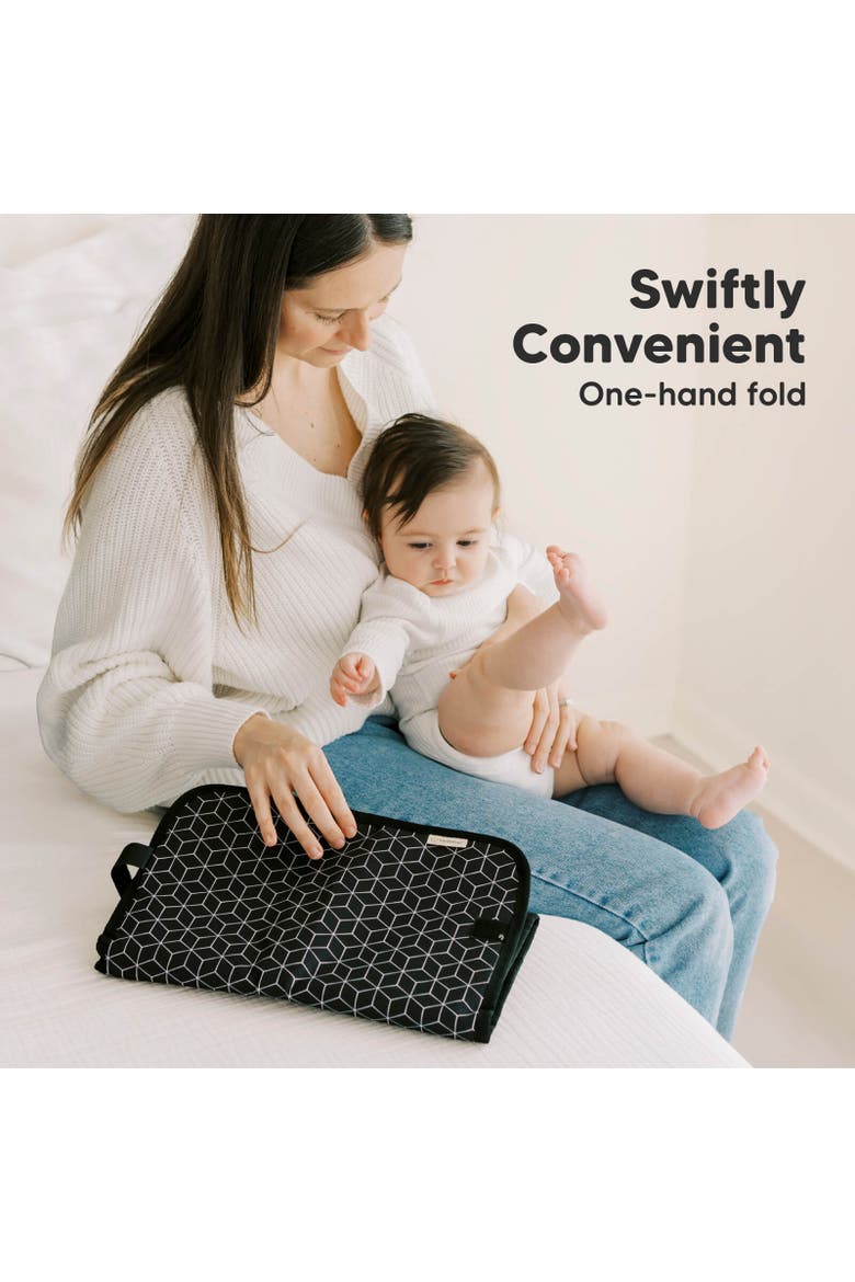 Swift Diaper Changing Pad, Alternate, color, Black Geo