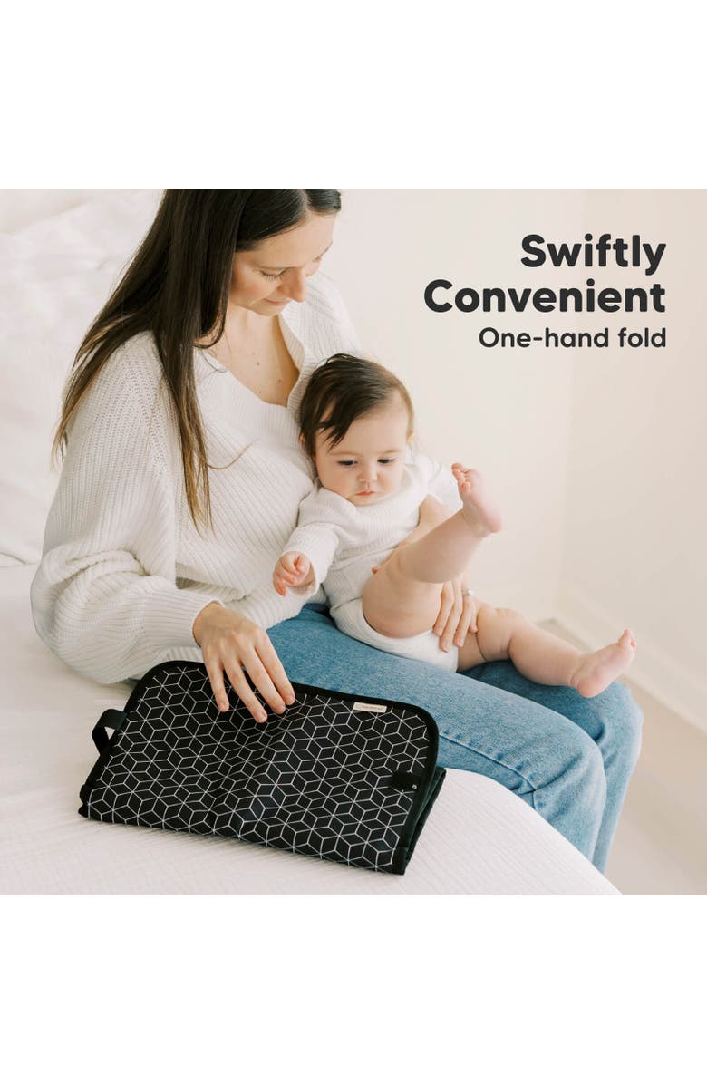 KeaBabies Swift Diaper Changing Pad, Alternate, color, Black Geo