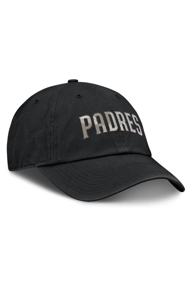Nike Men's Nike Black San Diego Padres Camo Pack Club Adjustable Hat, Alternate, color, Black