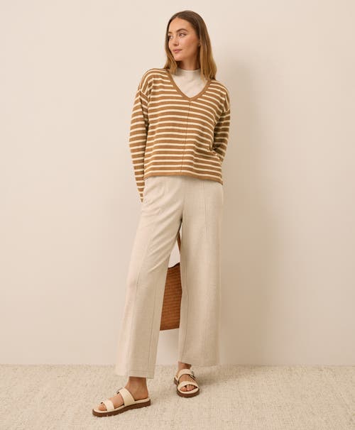 Pact Organic Cotton Classic Fine Knit Relaxed Sweater In Pattern