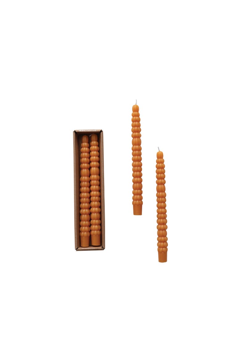 Unscented Taper Candles in Box, Main, color, Orange