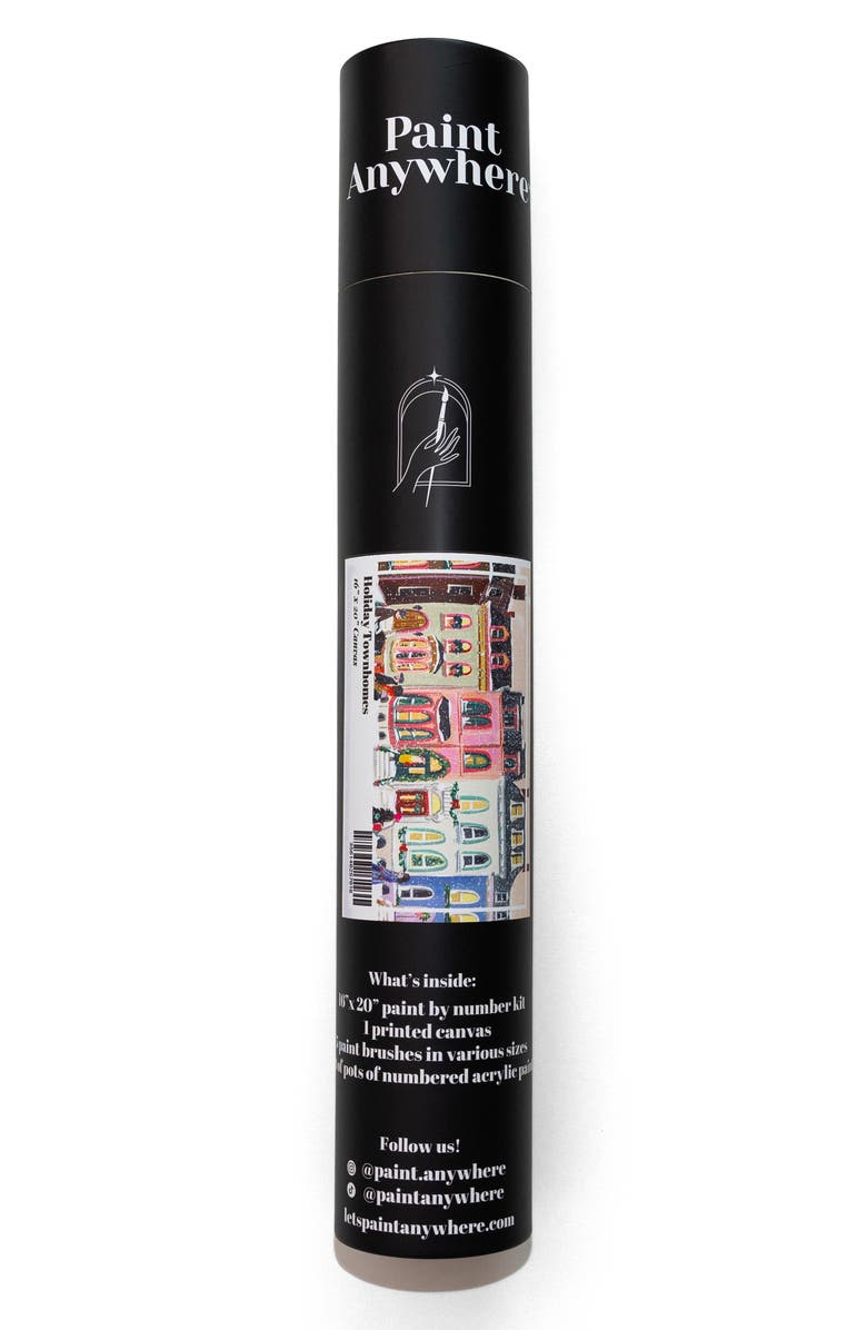 Paint Anywhere Holiday Townhome Paint-by-Numbers Set, Alternate, color,