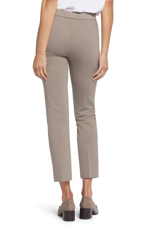 Nydj Pull-on Ankle Straight Leg Pants In Neutral