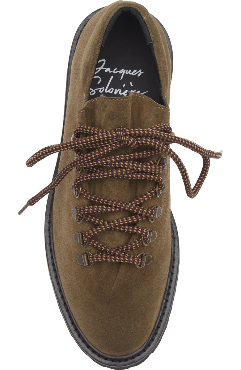 JACQUES SOLOVIERE Rasmus Lug Sole Wholecut Shoe, Alternate, color, Marron Glace