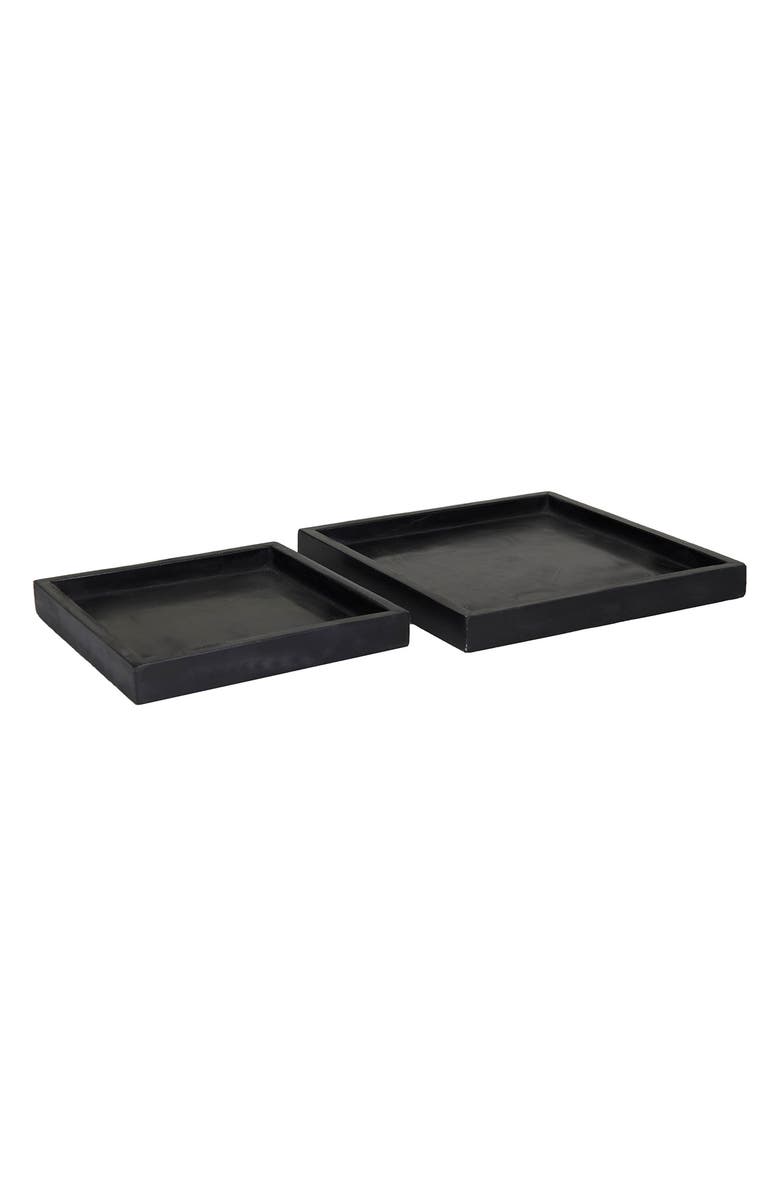VIVIAN LUNE HOME Set of 2 Marble Trays, Alternate, color,